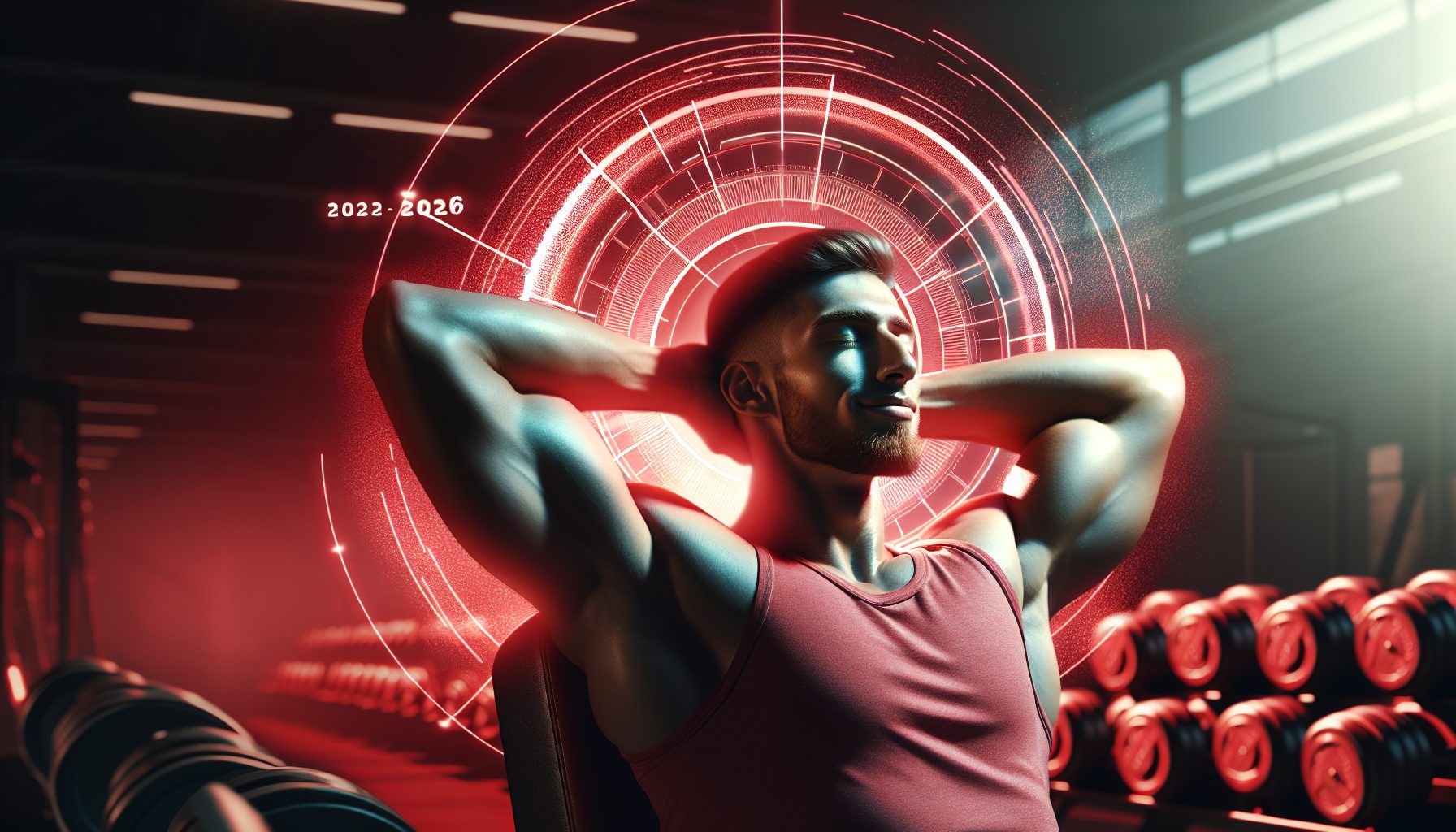 Een persoon die zich ontspannen voelt door het gebruik van anabolen in 2026.