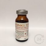 Bruin flesje met etiket Long Yi, bevat Nandrolone Phenyl Propionate, 10 ml, te koop bij Anaboolkopen.
